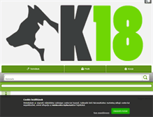 Tablet Screenshot of k18.hu